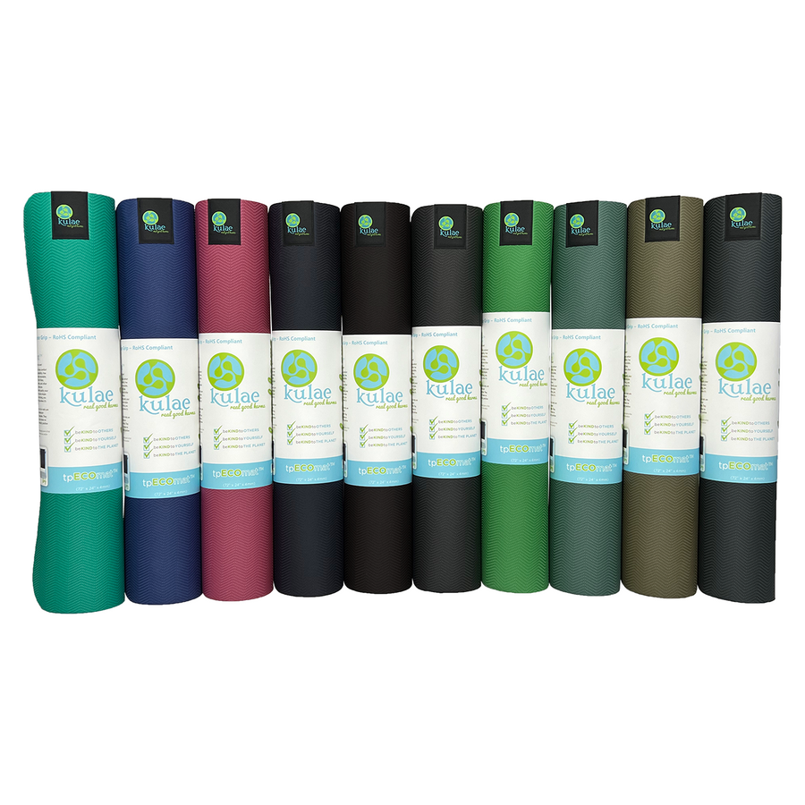 EMMQUOR 4 mm Green Color Yoga Mat Green 4 mm Yoga Mat - Buy