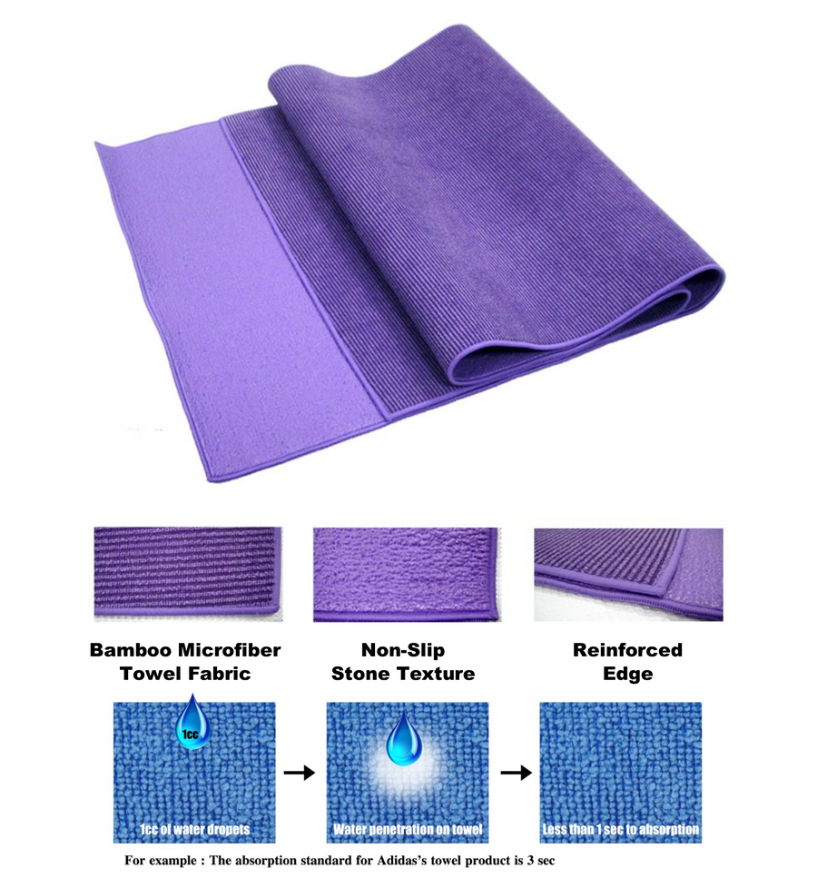 The Elite TravelMat - Yoga Towel Mat (2.5mm) – Kulae