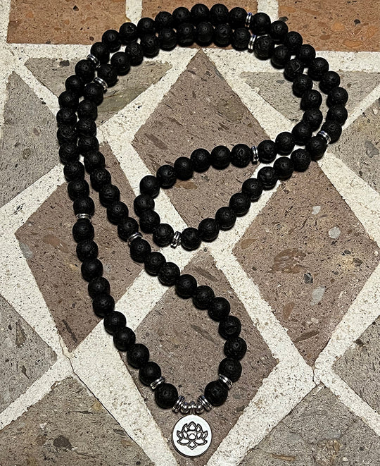 Spiritual Connection Mala Beads, 108 Mala Necklace, Buddhist Prayer Beads,  Reiki Charged Mala.